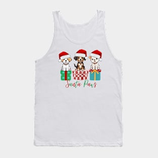 Santa Paws Christmas Puppies Tank Top